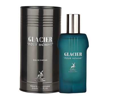 #ad Glacier Pour Homme by Maison Alhambra 3.4oz EDP for Men NEW SEALED CAN $26.95