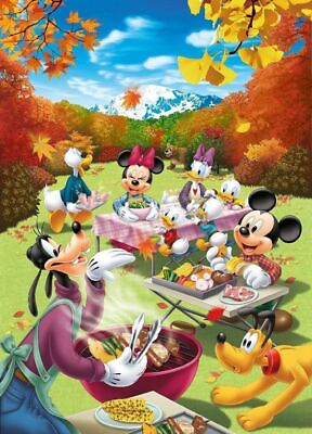#ad 5D Diamond Painting Mickey and Minnie Backyard Barbeque Kit $37.99