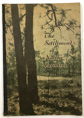 #ad Settlement of North Carolina CAMP vintage school text book tests after chapters $24.95