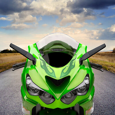 #ad For 2012 2024 Kawasaki Ninja ZX14R Wing Mirrors Adjustable Rearview Wind Mirror $37.99