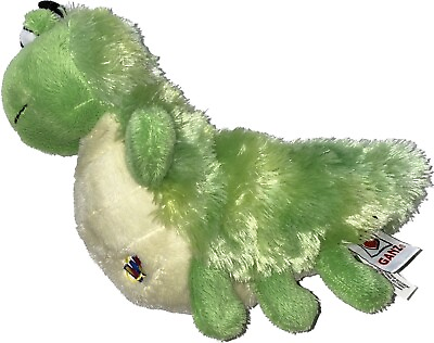 #ad Ganz Webkinz Caterpillar Green Yellow Plush Stuffed Animal Toy 9” No Code $5.55