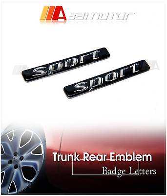 #ad x2 Sport Black Side Emblem Badge Letters fit for Mercedes Benz AMG SL320 SL500 $17.09
