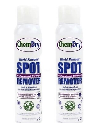 #ad 2 Cans Chem Dry Professional Strength Spot Remover Concentrated 20 Oz $61.50