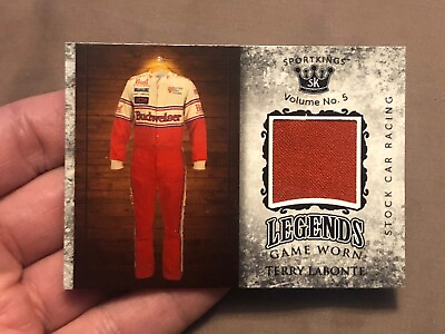 #ad Sport Kings Volume 5 TERRY LABONTE Legends RACE WORN PATCH LSM 81 $29.99