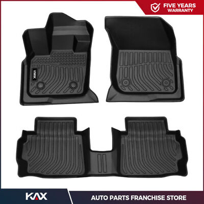 #ad Front amp; Rear Floor Mats Liners For Ford Fusion Sedan 2017 2021 TPE Rubber Black $55.99