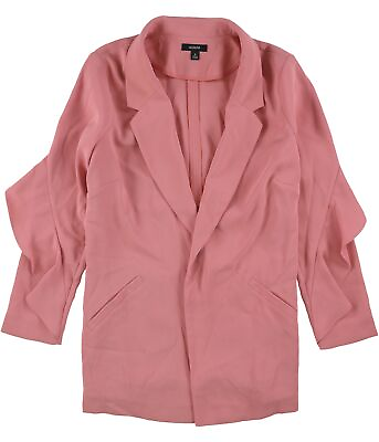 #ad Alfani Womens Flounce Jacket Pink X Large $61.08