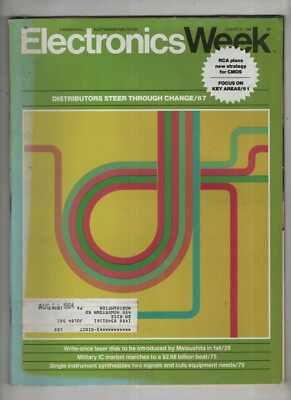 #ad Electronics Week Mag Distribution Steer Through Change August 27 1984 061821nonr $16.73