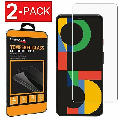 #ad 2 Pack Premium Tempered Glass Screen Protector For Google Pixel 5 $4.95