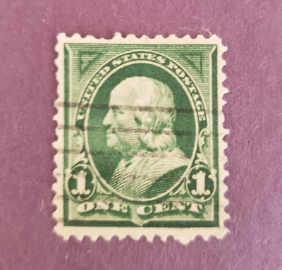 #ad US Scott #279 Single 1898 Franklin 1c Used $1.95