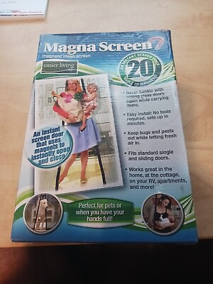 #ad Magna Screen Magnetic Mesh Screen New in Box $6.00