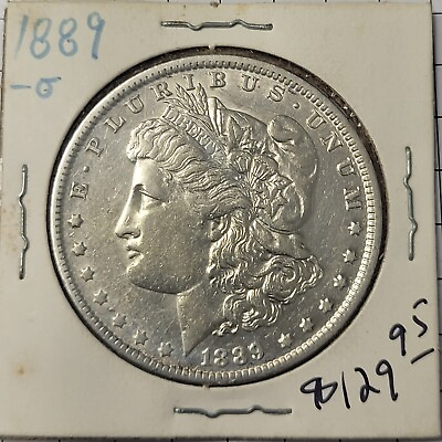 #ad 1889o Morgan Silver Dollar. Nice Details. Key Date. $129.95