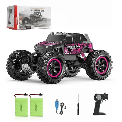 #ad Remote Control Car Purple Rc Truck 4x4 Off Road Waterproof Function 360° Rot... $69.12
