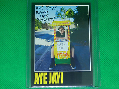 #ad THE ART HUSTLE SERIES 2 AUTOGRAPHED AYE JAY CARD $14.24