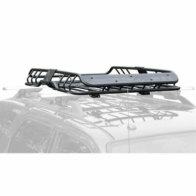 #ad 47 1 4quot; Roof Rack Basket Car Top Luggage Carrier amp; Wind Fairing $133.99