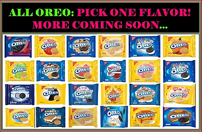 #ad 🚨Limited Edition Exclusive ALL OREO Cookie Flavor Variety Rare Snack Pastries $12.99