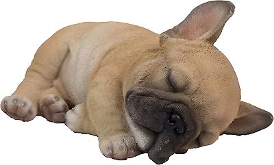 #ad Hi Line Gift Ltd Pet Pals French Bulldog Puppy Sleeping 7 Inch Length Indoor Out $19.95