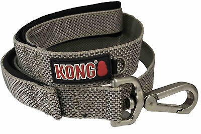 #ad Dog Leash Kong For Large Dog Pre Owned 44” Grey Heavy Duty $16.99