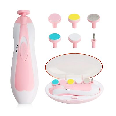 #ad Electric Baby Nail File Clippers Fingernails Toes Care for Newborn Kids $15.30