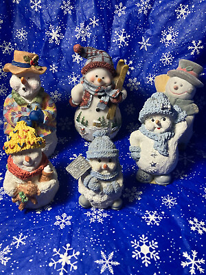 #ad 6 Christmas Snowmen Assorted $9.95