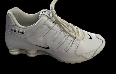 #ad Nike Mens Shox NZ 501524 106 White Running Sneaker Size 9.5 Right ONLY amputee $39.99