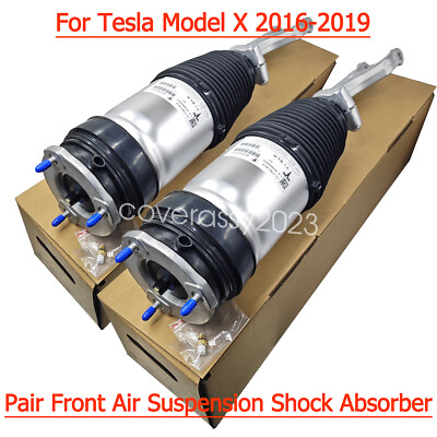 #ad OEM 2x Front Air Suspension Shock Absorber for 16 19 Tesla Model X 102736125E $689.99