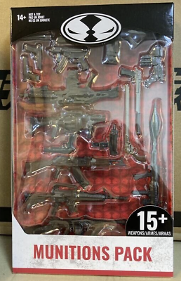 #ad Spawn McFarlane Toys Munitions Pack Weapons Guns For 7quot; Figure DC Multiverse New $39.90