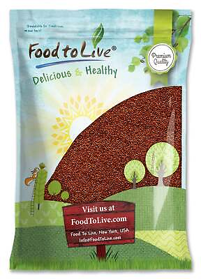 #ad Red Quinoa Whole Grain Seeds Raw Sproutable Kosher Vegan Sirtfood Bulk $36.99