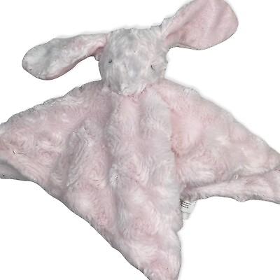 Blankets amp; Beyond Pink Plush Bunny Rabbit Lovey Security Baby Blanket Small $14.99