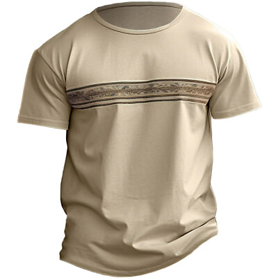 #ad Men#x27;s Cool 3D Printed T Shirt Short Sleeve O Neck Tee Top Summer Sports Street T $22.45