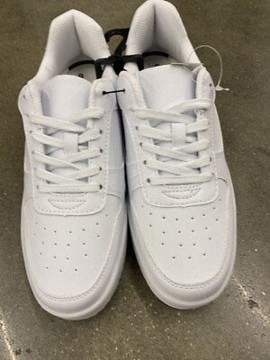 #ad White Athletic tennis shoes for men or women $110.00