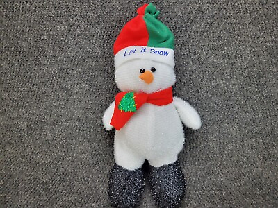 #ad Snowman White Stuffed Plush Toy 16quot; $5.95