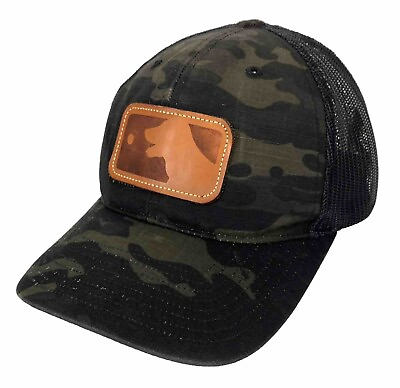 #ad Dog Fetching Ball Playing Catch Pet Ball Cap Adjustable Leather Sewn On Camo Hat $15.98