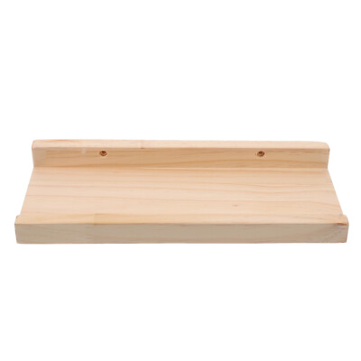 #ad Floating Shelf Wooden Wall Mounted Shelf Wood Shelf for Bathroom Bedroom Living $19.35