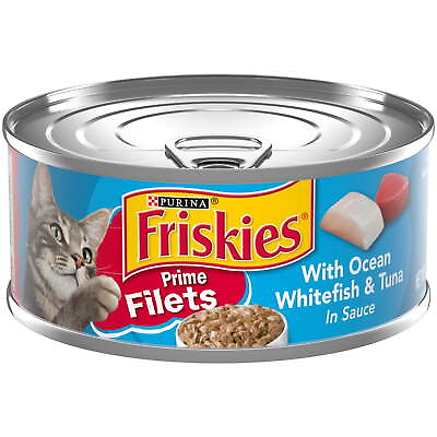 #ad Prime Filets Gravy Wet Cat Food for Adult Cats Soft Ocean Whitefish amp; Tuna $21.29
