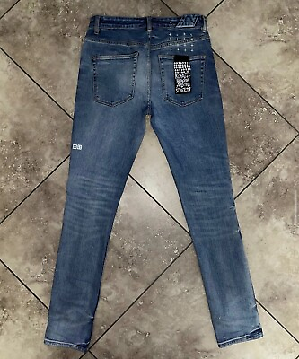#ad Ksubi Chitch Blue Jean Pure Dynamite Size 31 Good Condition Flawed Pants Jeans K $110.00