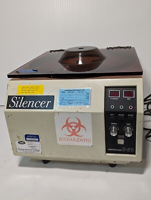 #ad Rupp amp; Bowman H 20 Silencer Centrifuge Tested and Not Working Free Shipping $99.99