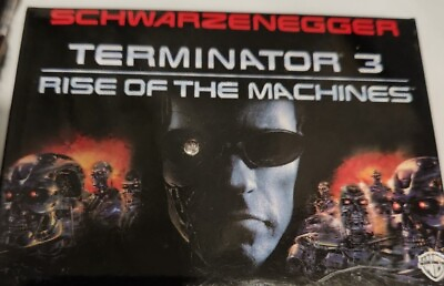 #ad Schwarzenegger Terminator 3 Rise of the Machines DVD Video Pin 004 Button $14.99