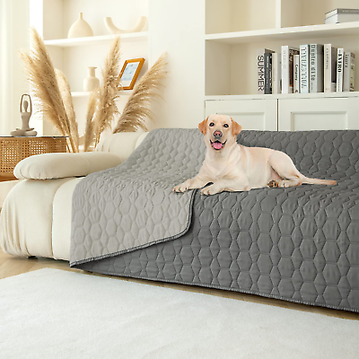 #ad Waterproof Pet Blankets Dog Bed Cover for 52quot;X82quot; Dark GreyGrey $38.99