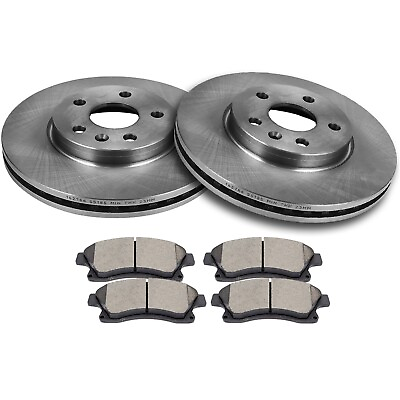 #ad Front Disc Rotors Ceramic Brake Pads for 2011 2015 Chevrolet Cruze Limited Sonic $79.65