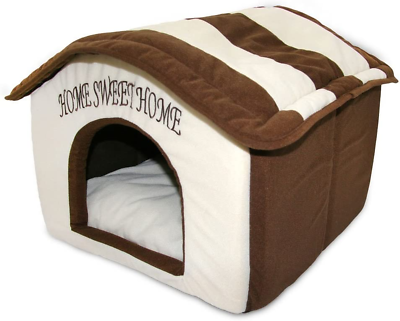 Indoor Dog House Bed Pet Soft Warm Fleece Cushion Pad Washable Cat Cozy Home $43.91