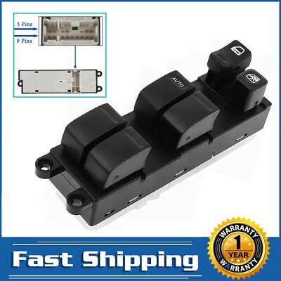 #ad Driver Side Electronic Control Window Master Power Switch New For Nissan Sentra $21.84