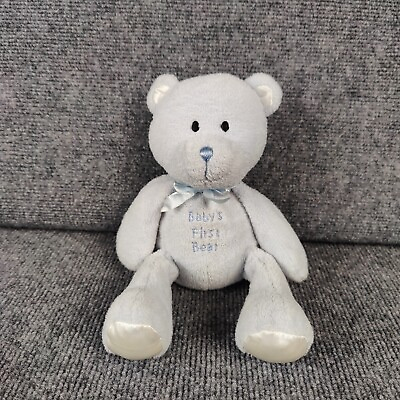 #ad Prestige Vintage Babys First Bear Plush Lovey Rattle Terry Cloth Stuffed Toy 10quot; $59.95