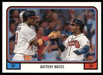 #ad 2022 Heritage High Number Combo Cards #CC 6 Ozzie Albies Acuña Jr. $1.24