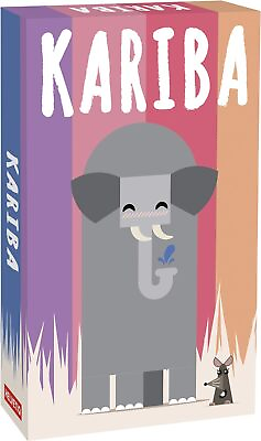 #ad New KARIBA Strategy CARD GAME African Savanna Animals Family Fun 2 4 Players NIB $14.99