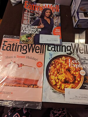 #ad 3 Magazines Eating Well Oct 2021 December 2021 New amp; March 2022 Retired $7.10