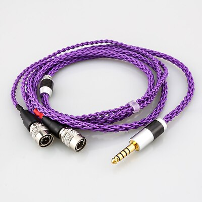 Silver Plated Headphone cable for Dan Clark Mr Speakers Ether Alpha Dog Prime $40.50