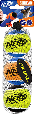 #ad Tennis Ball Toy with Squeaker Lightweight Durable Water Resistant $19.01