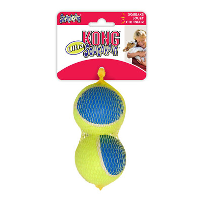 #ad KONG Ultra Squeakair Tennis Balls LARGE 2pack Durable Squeaky Dog Fetch Toy 3quot; $12.89