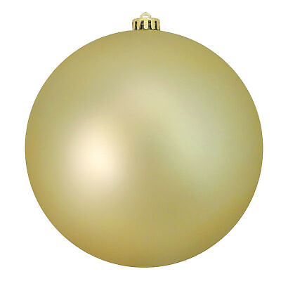 #ad Northlight Gold Shatterproof Matte Commercial Size Christmas Ball Ornament 8quot; $19.49