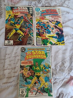 #ad All Star Squadron 21 22 23 1983 DC Comics 1st Amazing Man NM $24.99